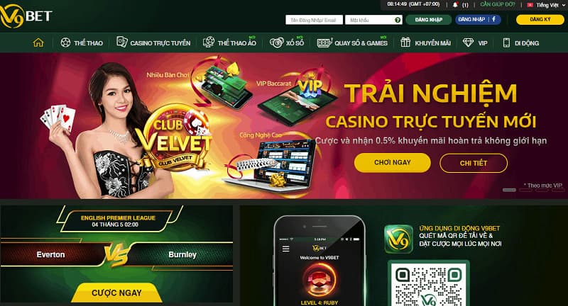 Giới thiệu chi tiết nhà cái trực tuyến V9bet