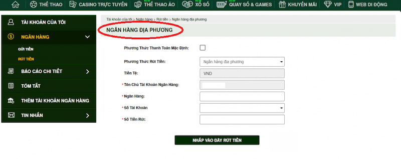 Các bước tham gia rút tiền tại nhà cái V9bet
